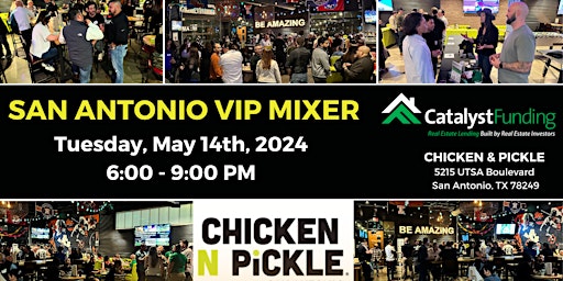 Imagem principal do evento San Antonio VIP Mixer for Real Estate Investors