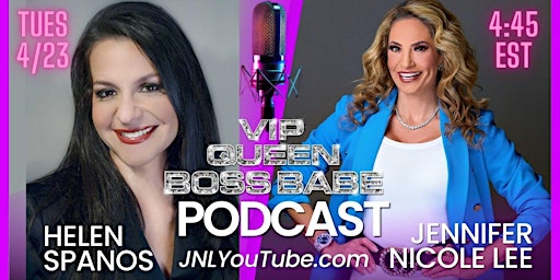 Imagen principal de HELEN SPANOS INTERVIEWS  JENNIFER NICOLE LEE ON THE JOLT OF JNL PODCAST ABOUT NPC BIKINI PREP!