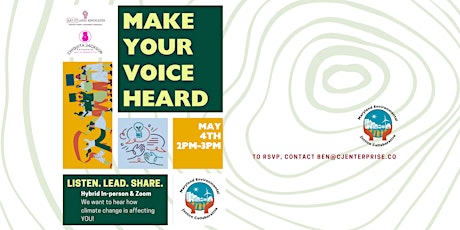 Listen. Lead. Share: Environment Impact Community Conversations PT 2