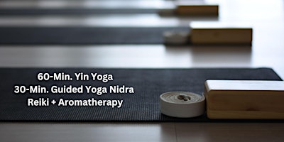 Imagem principal do evento Yin Yoga + Yoga Nidra *Aries Moon *90-Min.