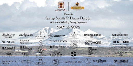 Spring Spirits & Drams Delight - A Scotch Whisky Tasting Experience primary image