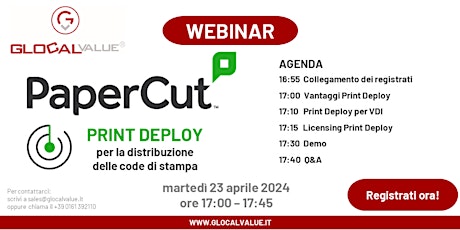 Semplifica la gestione delle code di stampa con PaperCut Print Deploy