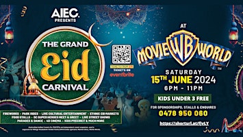 Primaire afbeelding van THE GRAND EID CARNIVAL AT MOVIE WORLD 2024