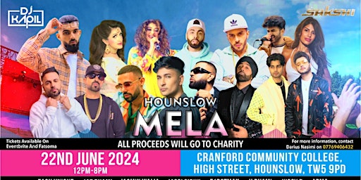 Image principale de HOUNSLOW MELA 2024 – LONDON’S BIGGEST SOUTH ASIAN OUTDOOR MUSIC FESTIVAL