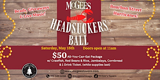 Imagem principal do evento McGees Headsucker Ball 2024