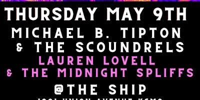 Imagen principal de Michael B. Tipton & The Scoundrels w/ Lauren Lovell & The Midnight Spliffs