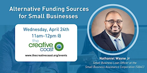 Imagem principal do evento Lunchtime Topic:  Alternative Funding Sources for Small Businesses