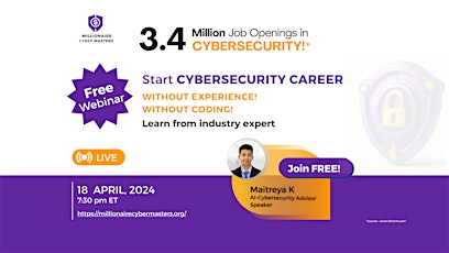 FREE WEBINAR "Start your CAREER in Cybersecurity"