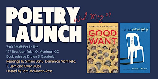 Hauptbild für Launch: I Will Get Off Of by Simina Banu & Good Want by Domenica Martinello