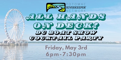 Imagem principal do evento All Hands On Deck! DC Boat Show Cocktail Hour