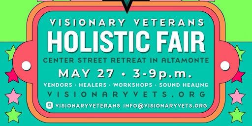 Imagem principal do evento Visionary Veterans Holistic Fair