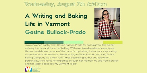 Imagen principal de A Writing and Baking Life in Vermont