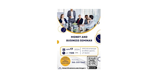 Primaire afbeelding van Money and Business Seminar