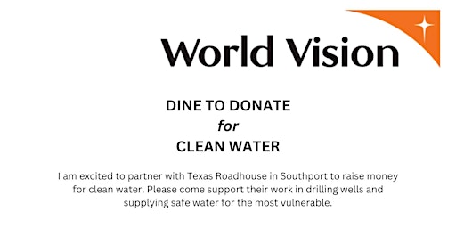 DINE TO DONATE FOR WORLD VISION primary image