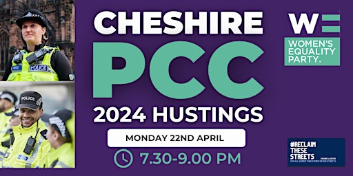 Cheshire PCC Hustings primary image