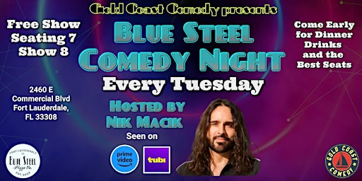 Blue Steel Comedy Night primary image