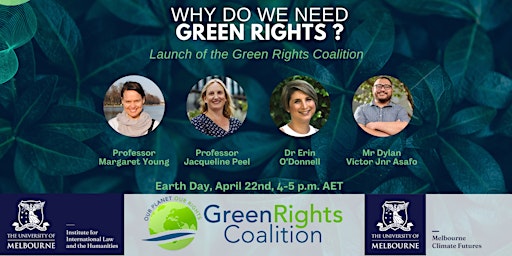Hauptbild für "Webinars Around The Earth": Why do we need Green Rights?”