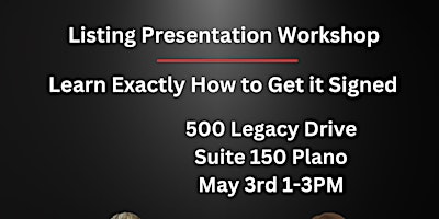 Listing Presentation Workshop primary image