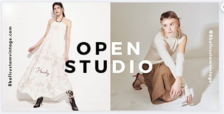Open studio archive sale of upcyled collection and vintage gems