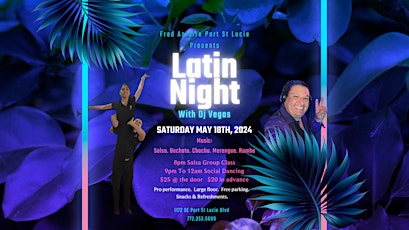 Latin Night Dance Social