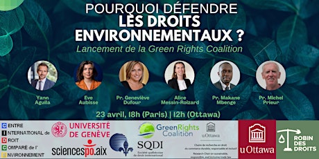 Webinars Around The Earth : Pourquoi défendre les droits environnementaux?