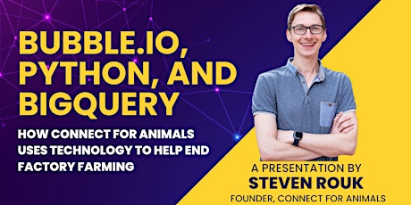 Bubble.io, Python, and BigQuery: The Technology of Connect For Animals