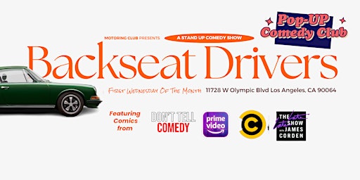 Backseat Drivers - A Stand Up Comedy Show  primärbild