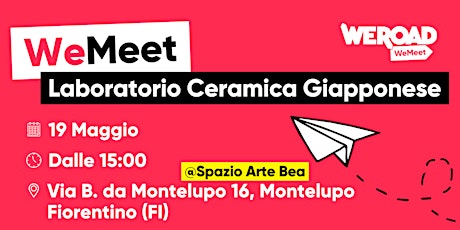 WeMeet | Laboratorio Ceramica Giapponese