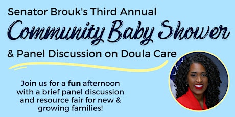 Senator Samra Brouk's Third Annual Community Baby Shower