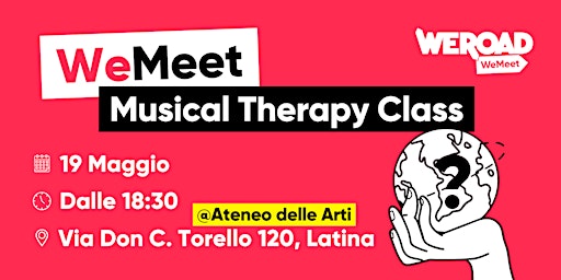 WeMeet | Musical Therapy Class primary image