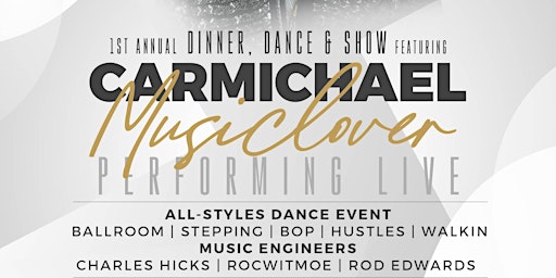 Imagem principal do evento Dinner, Dance & Show featuring Carmichael performing LIVE