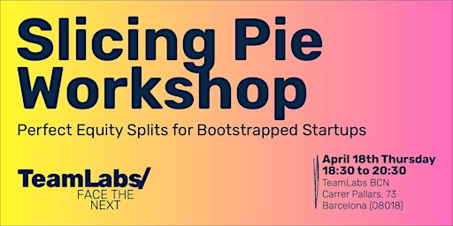 Primaire afbeelding van Slicing Pie Workshop