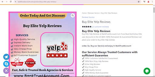 Imagem principal de Buy Elite Yelp Reviews  Complate In Guide