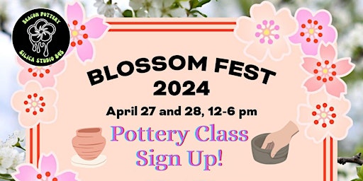 Imagem principal de Blossom Fest Pottery Class Sign up w/ Silica Studio 845!