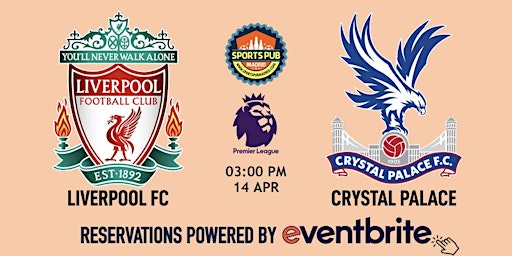Liverpool v Crystal Palace | Premier League - Sports Pub La Latina primary image
