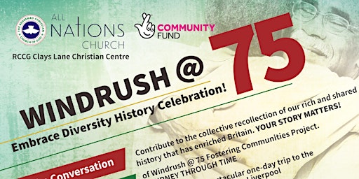 Windrush @ 75: Embrace Diversity History Celebrations primary image