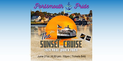 Immagine principale di Portsmouth Pride Launch Party- 21+ Sunset Cruise 