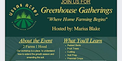 Imagem principal do evento Greenhouse Gatherings