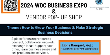 WOC BUSINESS EXPO / VENDOR POP-UP SHOP