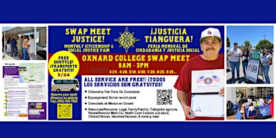 Primaire afbeelding van Swap Meet Justice - April Social Justice Fair/Justicia Tianguera Feria