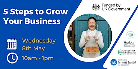 5 Steps To Grow Your Business - online workshop