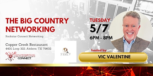 Imagen principal de Free The Big Country Networking Event powered by Rockstar Connect (May)