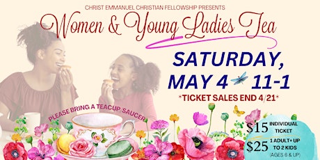 Women and Young Ladies Tea