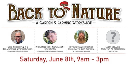 Back to Nature Garden & Farming Workshop primary image