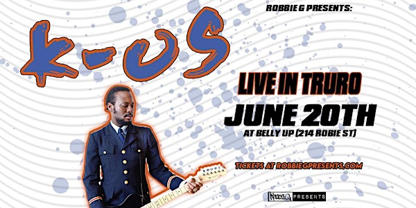 K-OS Live in Truro June 20th at Belly Up