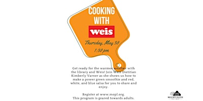 Imagem principal do evento Cooking with Weis