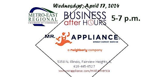 Primaire afbeelding van Metro East Regional Chamber  April Business After Hours