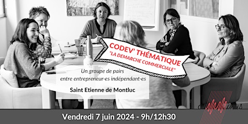 Imagem principal do evento Codev' thématique : "la démarche commerciale" (spécial indépendant·es)