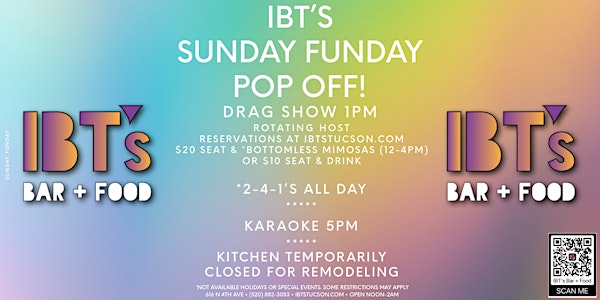 IBT’s Sunday Funday • Pop Off! • Hosted by Diva