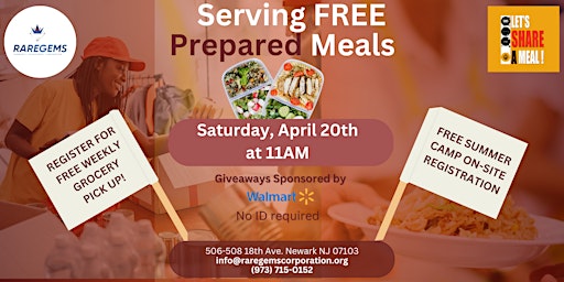 Imagem principal do evento Free Prepared Meals For Individuals And Families